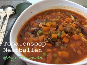 Tomatensoep Meatballen by @AyuTanimoto